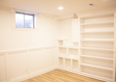 Basement Finish, Structural Repair and Custom Built-Ins — Lawrence, KS